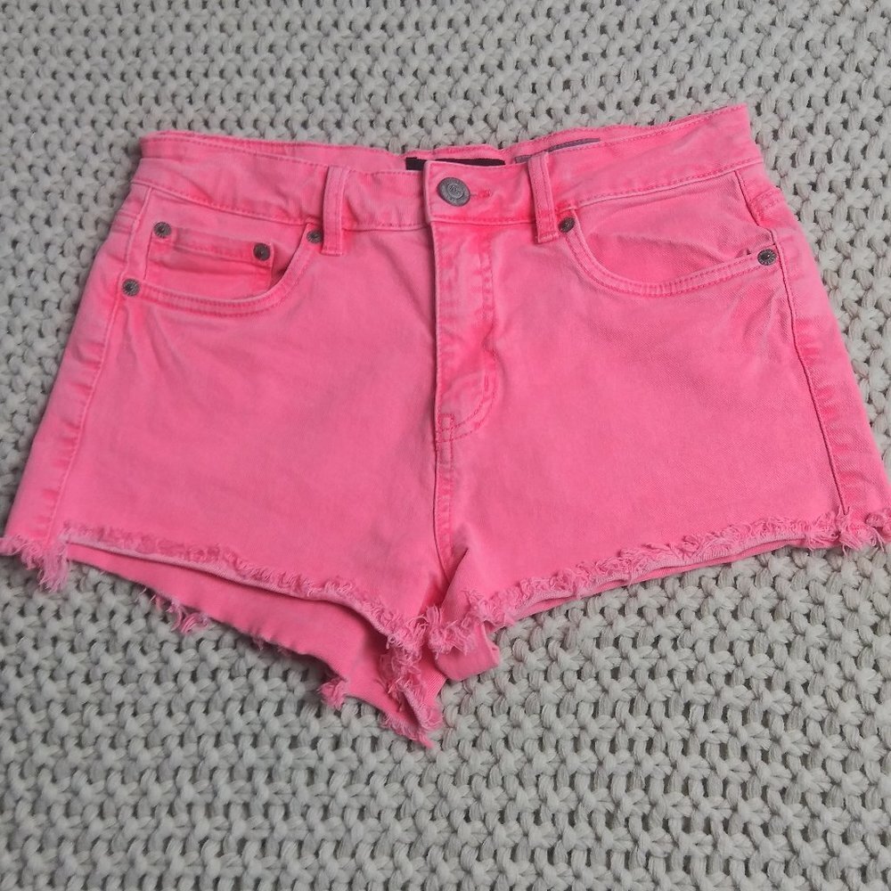 Aeropostale High Waisted Shorty Pink Shorts Size 6